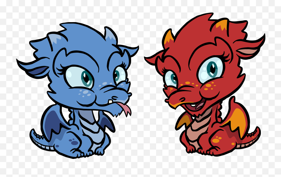 Cute Dragons Chibi Kids Clipart Png - Baby Dragon Clipart Easy,Cute Dragon Png