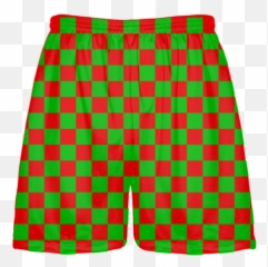 Checker Shorts Christmas - Boardshorts png