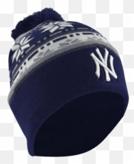 Mlb New York Yankees Fashion Cuffed Knit Pom Beanie U2013 Caps - Toque Png,Yankees Hat Png