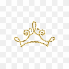 Gold Sparkle Sparkles Goldcrown Tiara Goldtiara - Transparent Gold Glitter Crown Png
