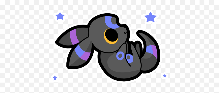 Top Tactical Umbreon Stickers For - Pokemon Shiny Umbreon Gif Png,Umbreon Transparent