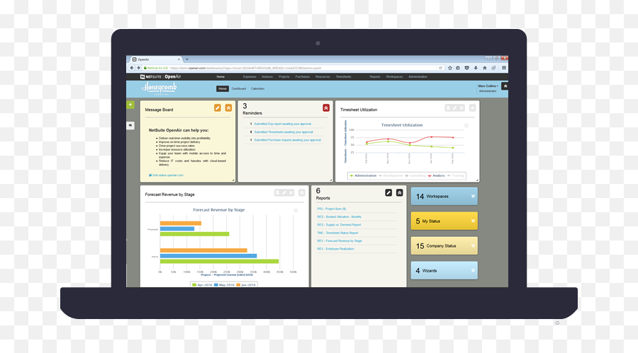 Kpi Reporting Dashboards From Netsuite Openair Help - Technology Applications Png,Kpi Dashboard Icon