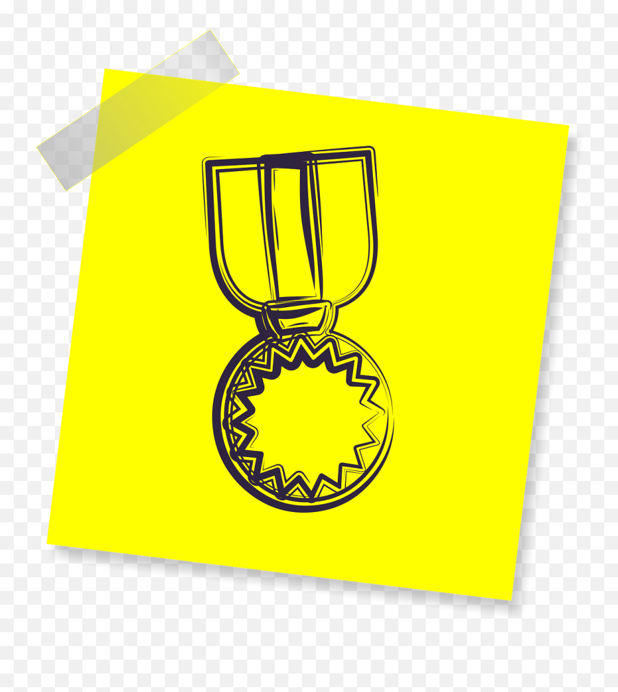 Medal Order Gold Victory Army - Sketch Png,Military Medal Icon