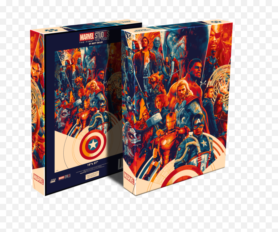 Marvel Cinematic Universe The First Ten Years 1000 - Piece Puzzle Marvel First Ten Years Puzzle Png,Avengers Transparent