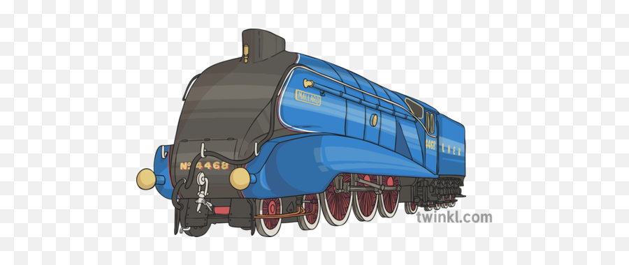 Mallard Train Illustration - Twinkl Mallard Train Colouring Sheet Png,Train Transparent