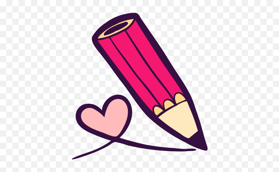 Draw Edit Heart Line Pen Writing - Stift Schreiben Png,Line Icon Heart