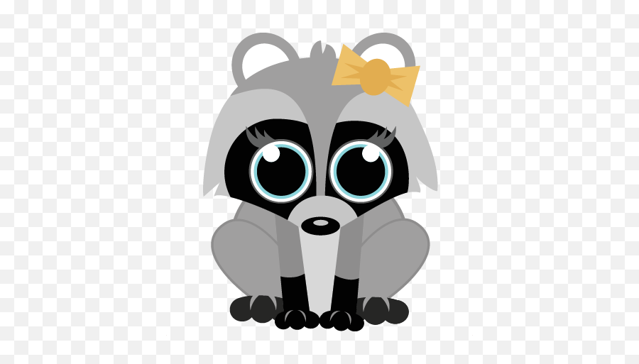 Cute Raccoon Svg Cut File For Scrapbooking - Cuteraccoon Clip Art Png,Racoon Icon