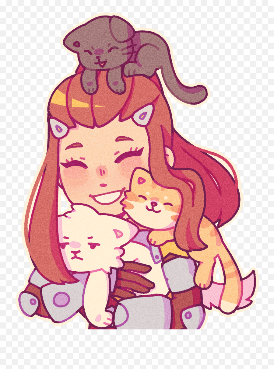 400 Overwatch Ideas Fan Art - Brigitte Overwatch Cats Art Png,Overwatch Orisa Icon