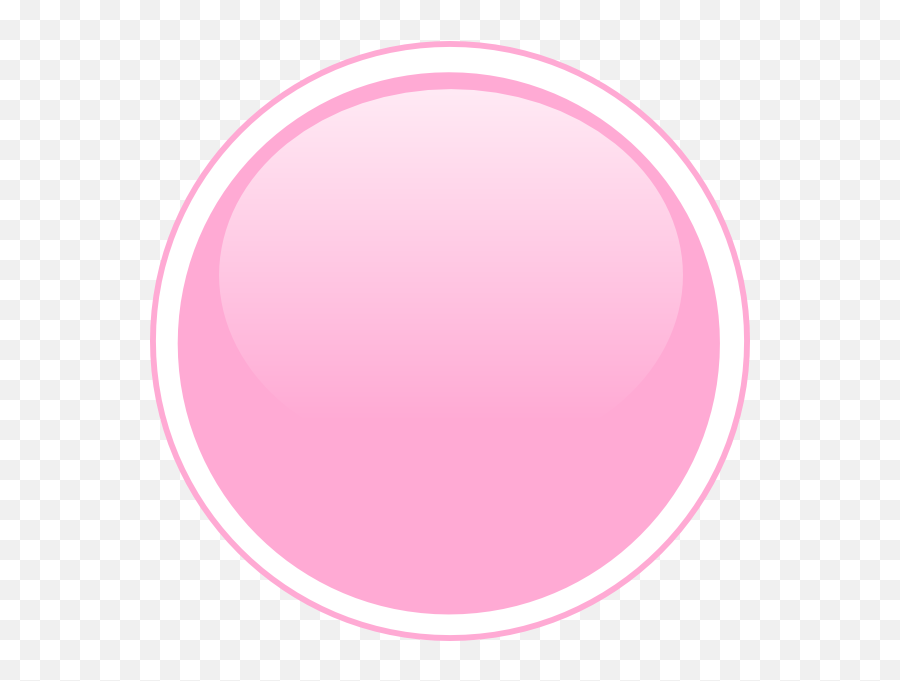 Glossy Pink Circle Button Clip Art - Pink Circle Clipart Png,Pink Circle Png