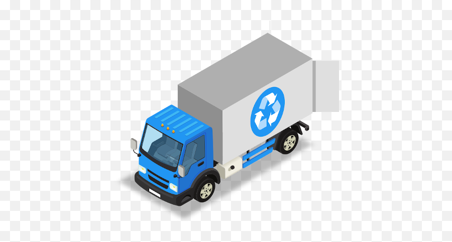 Recycling Pickup Services Skipthedepot Book A Today - Commercial Vehicle Png,3d Icon Man Moving