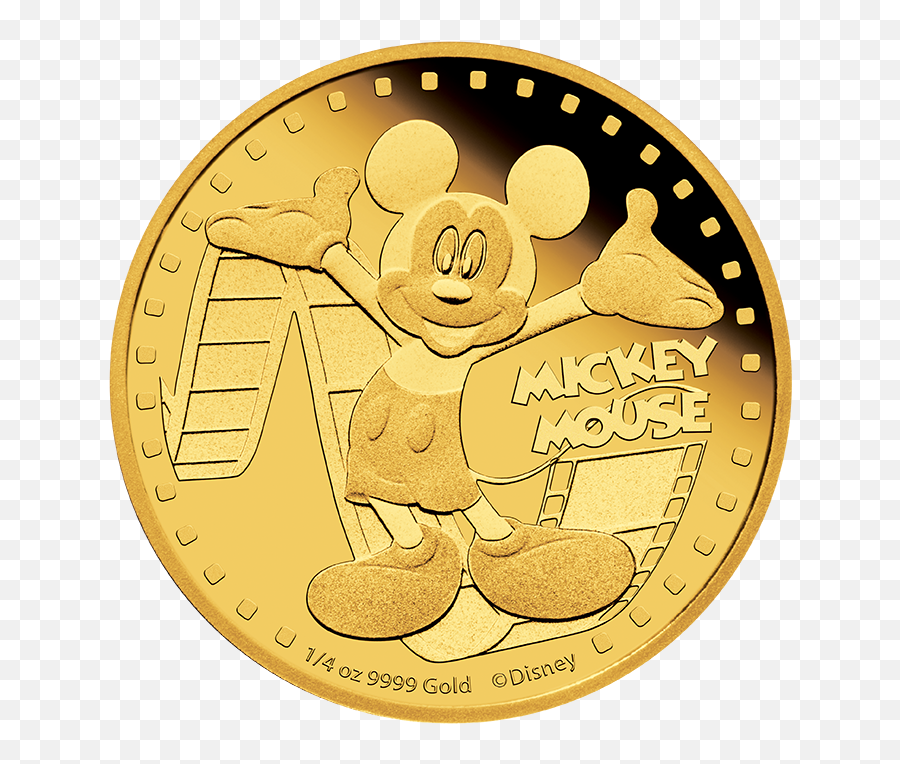 2014 6 X 14 Oz Gold Coin - Disney Mickey And Friends Mickey Mouse Minnie Mouse Donald Duck Daisy Duck Goofy Pluto Disney Gold Coins Png,Disney Mickey Mouse Icon Serving Set