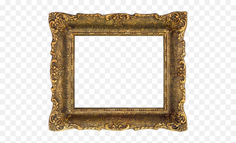 Baroque Frame Png Transparent Free For - Antique Picture Frame,Gold Picture Frame Png