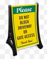 Zoom Price Buy - Dont Block The Driveway Clipart Full Language png
