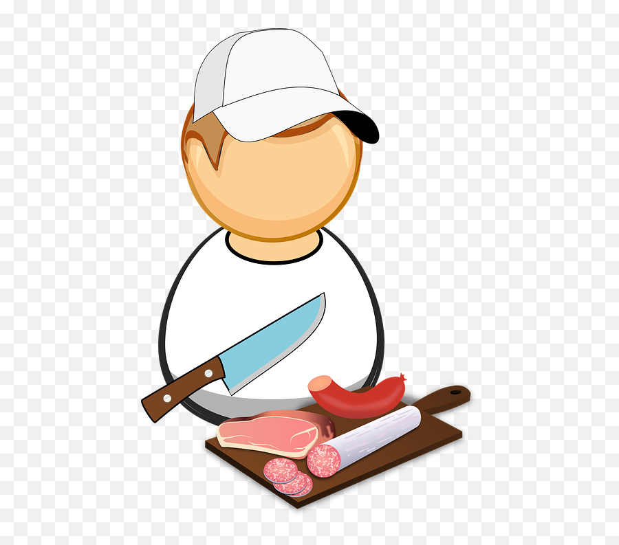 Comic Characters Cutting Board - Free Vector Graphic On Pixabay Butcher Cartoon Png,Cutting Board Png