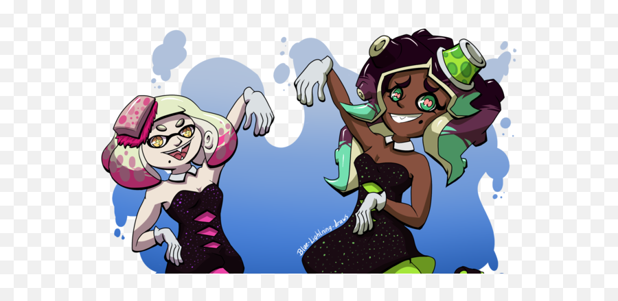 Download Blue Lightning Draws - Splatoon Off The Hook Full Splatoon Stay Off The Hook Png,Blue Lightning Png