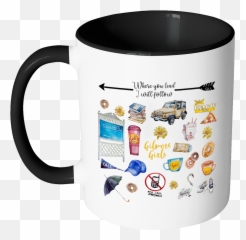 Gilmore Girls Icons Color Accent Coffee Mug Your Choice - Supreme png