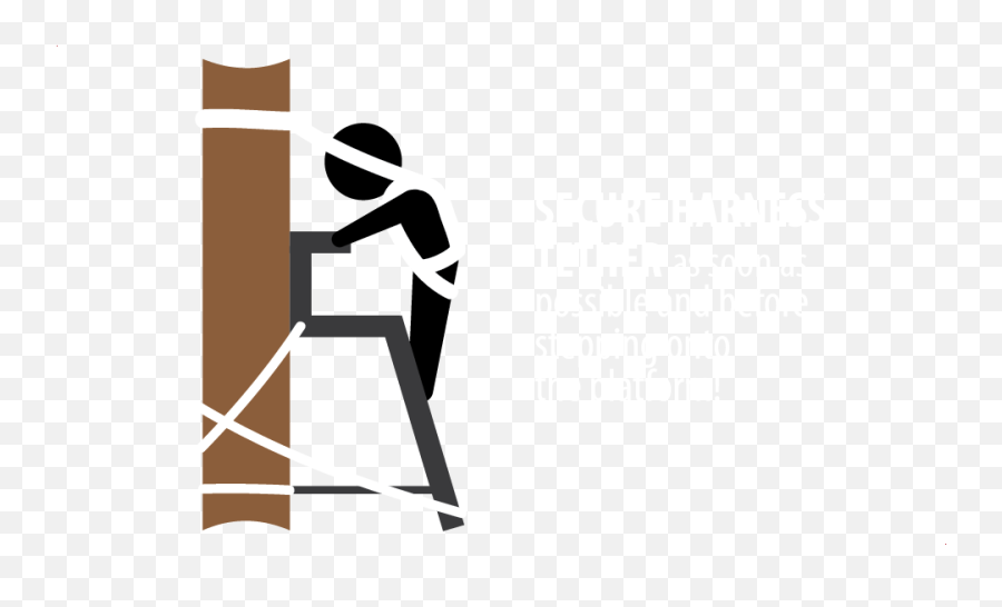 Ladder Stand Safety - Hard Png,Silhouette Tma Icon
