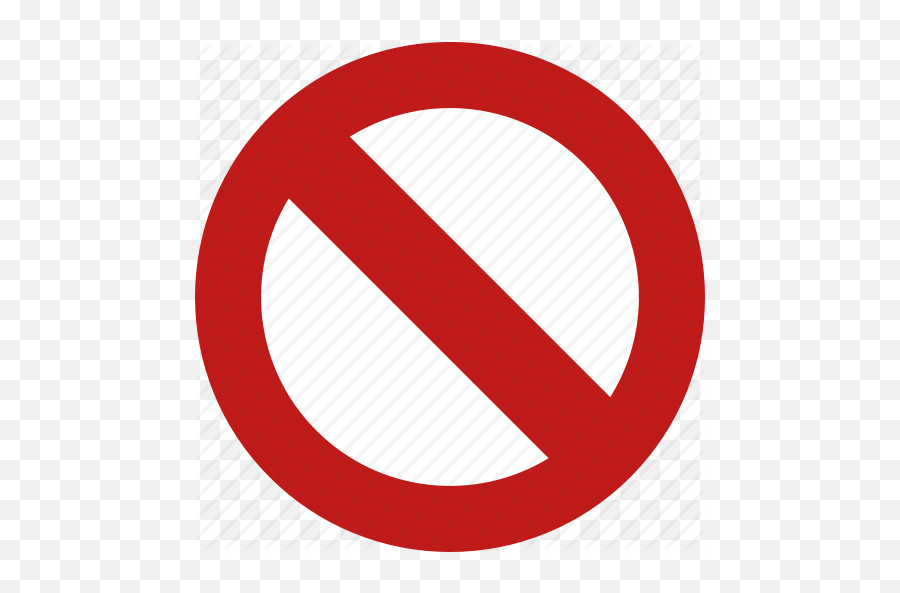 No Symbol Png 7 Image - No Entry Icon Png,No Symbol Transparent Background