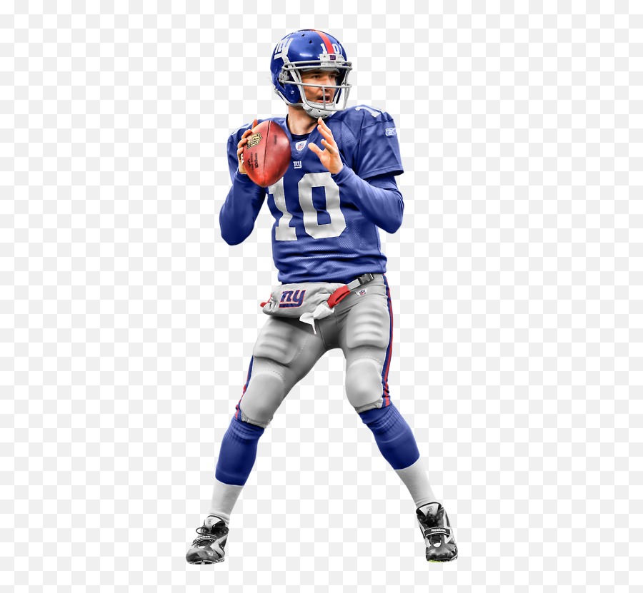 New York Giants Football - Eli Manning Transparent Background Png,Ny Giants Logo Png