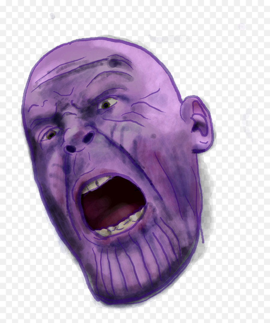 Layer - Thanos Face Png Transparent,Thanos Head Transparent