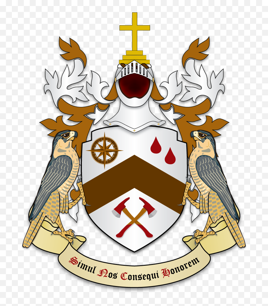 Chris Brown - Assumearmscom Axe On Armorial Achievement Png,Chris Brown Png