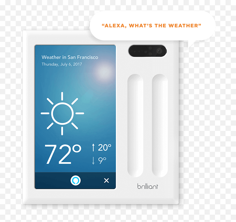 Works With Amazon Alexa U2013 Brilliant - Mobile Phone Png,Amazon Alexa Logo Png