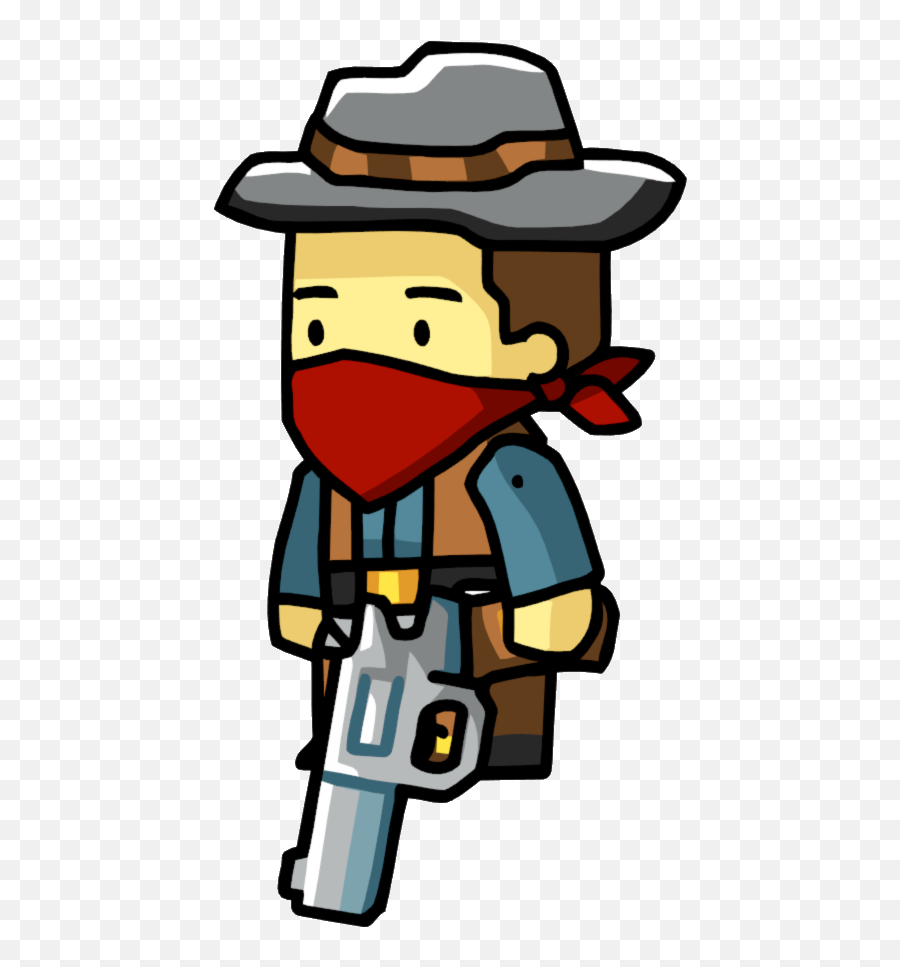 Cowboy Clipart Bandit Picture 820142 - Highway Man Scribblenauts Png,Bandit Png