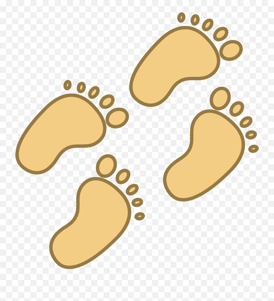 Footsteps Clipart Human Footprint - Imagen De Bebe En Camino Png,Footstep Png