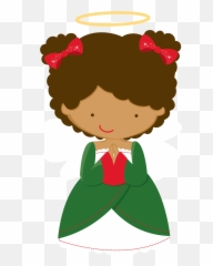 Elf Clipart Png - 5th Birthday African American Girl Desenho De Menina Png,American Girl Png