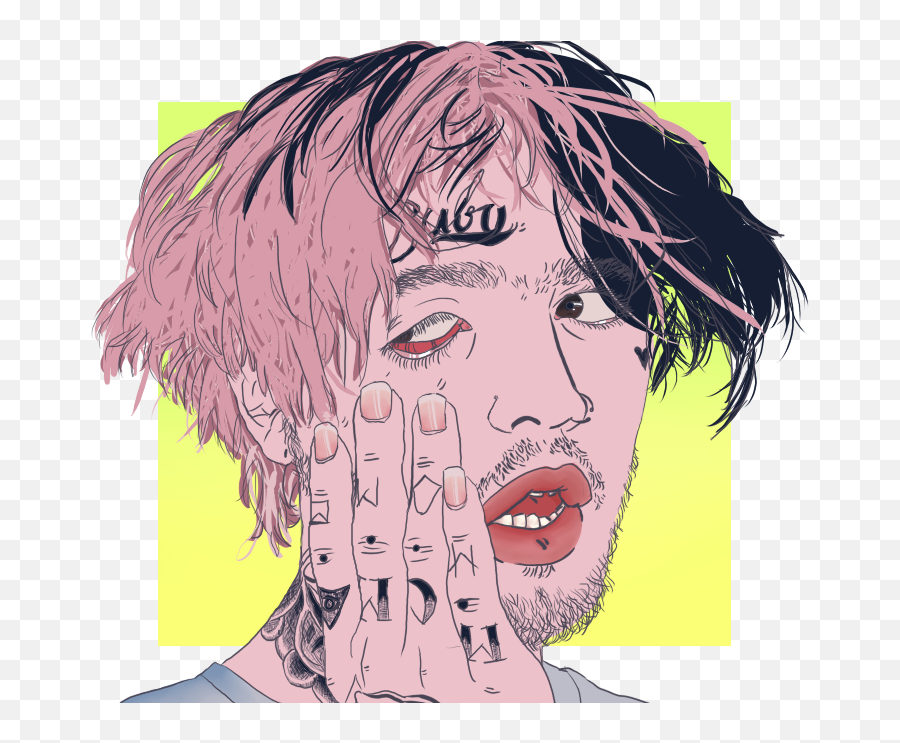 Index Of Wp - Contentuploadsfancyproductsuploads20180504 Lil Peep Art Fan Art Png,Lil Peep Png