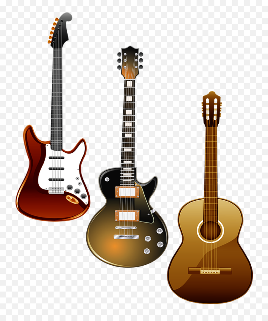Guitars No Background Png Image 3 - Transparent Background Guitars Png,Guitar Transparent Background