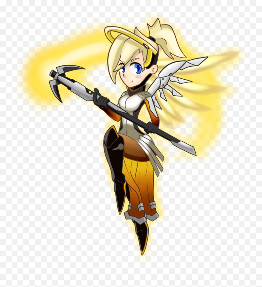 Overwatch Transparent Mercy Picture - Transparent Background Mercy Overwatch Png,Overwatch Mercy Png