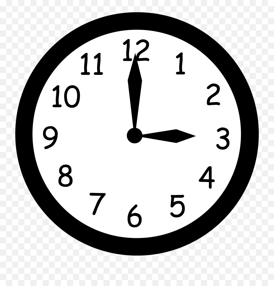 Clocks Png Black And White Free - Clock Clipart Black And White,Clocks Png