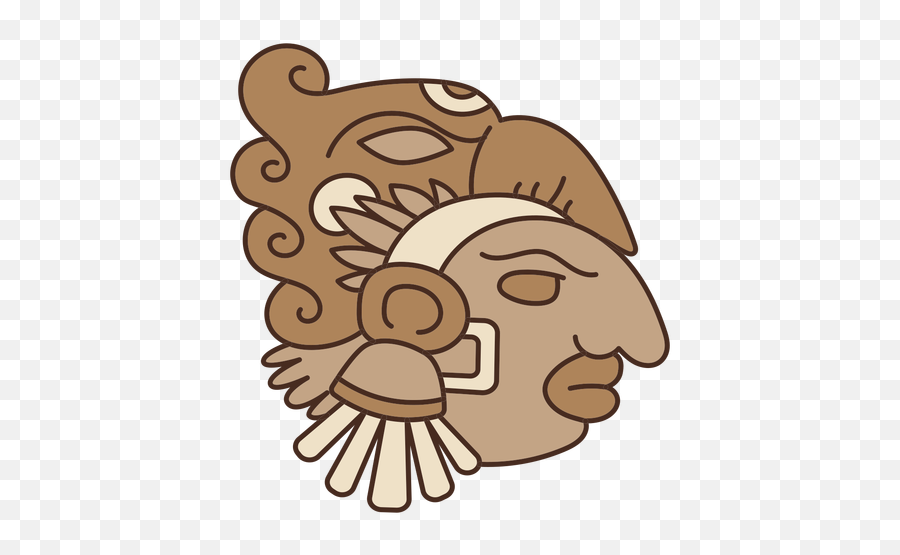 Aztec Head Mask - Aztec Head Transparent Png,Aztec Png