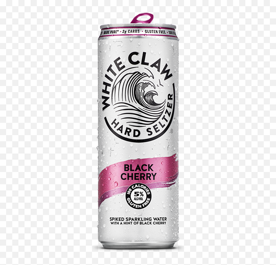 White Claw Hard Seltzer - White Claw Black Cherry Png,White Claw Logo Png