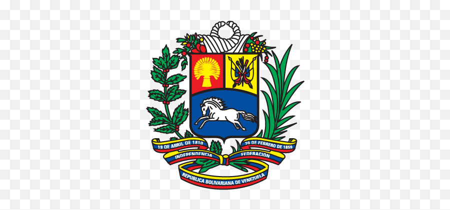 Coat Of Arms Venezuela Logo Vector - Coat Of Arms Of Venezuela Png,Crest Logo