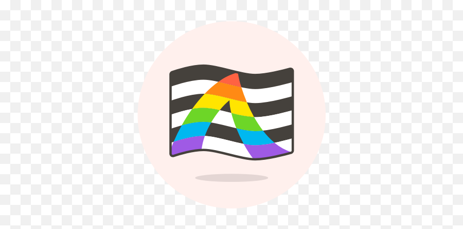 Ally Flag Straight Wave Icon - Ally Flag Png,Lgbt Flag Png
