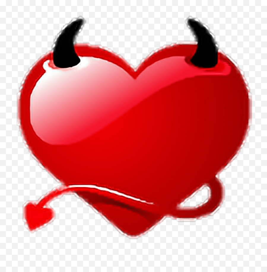 Download Thumb Image - Devil Heart Emoji Pixels Hd Png Love Heart Aesthetic Png,Red Heart Emoji Png