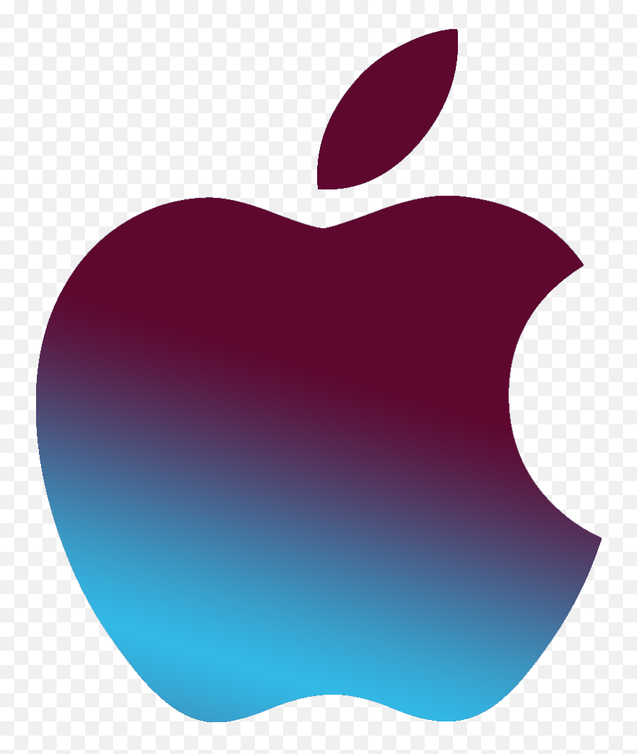 Gradient Apple Applelogo Sticker By Darkpassenger6 - Apple And Google Png,Apple App Logo