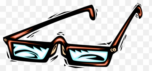 Vector Illustration Of Optical Prescription Reading - Buy Clip Art png