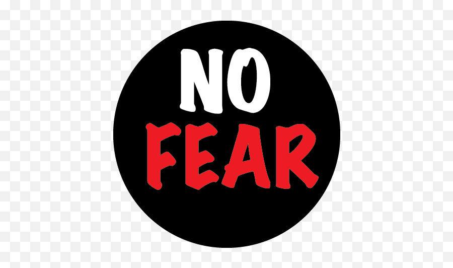 Download Hd Zapwalls Decals No Fear - Fear Transparent Png Circle,Fear Png