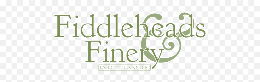 Maine Wedding Planner And Day Of Coordinator Fiddleheads - Horizontal Png,Event Planner Logo