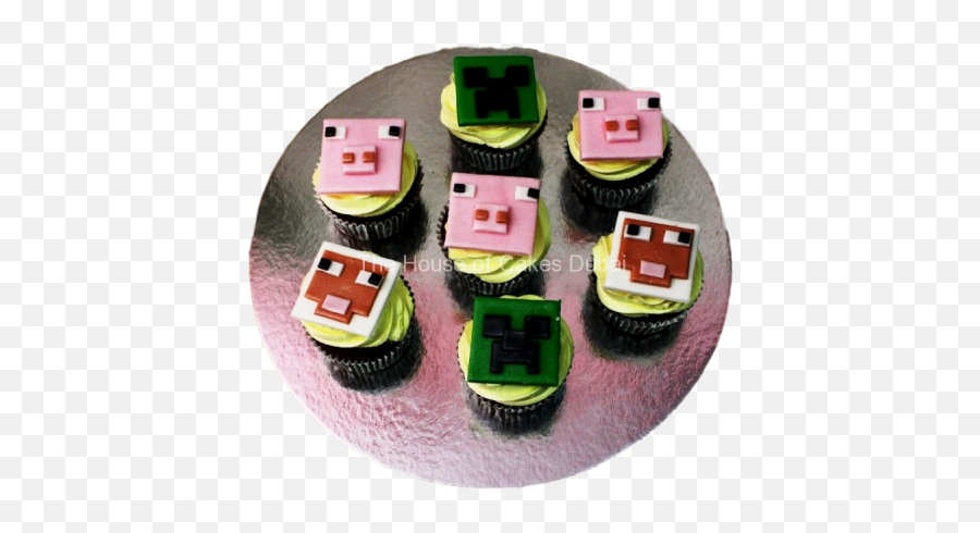 Minecraft Cupcakes - Cake Decorating Supply Png,Minecraft Cake Png