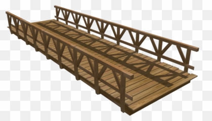 Wooden Bridge - Bridge 3d Png