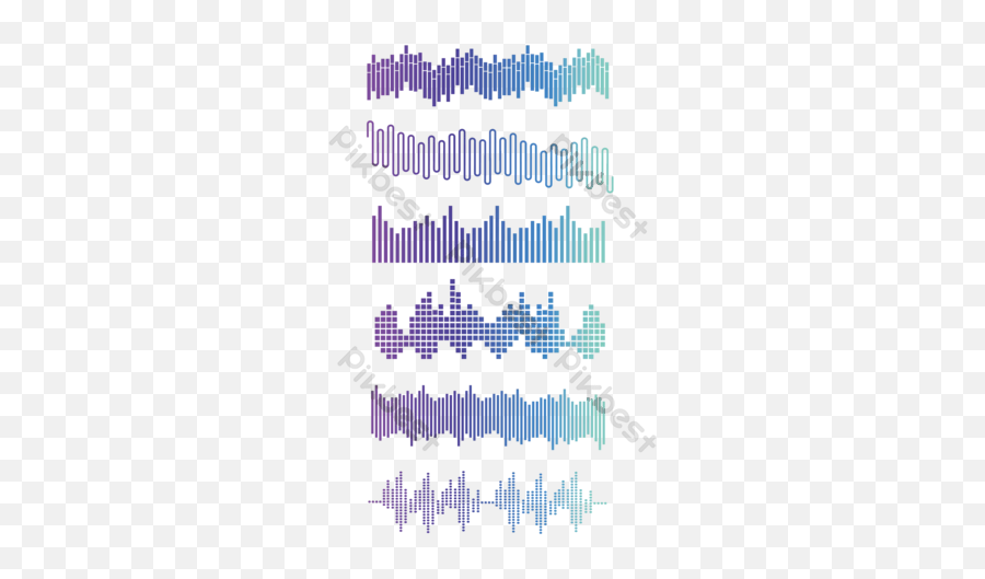 Sound Wave Templates Free Psd U0026 Png Vector Download - Pikbest Horizontal,Audio Waveform Png