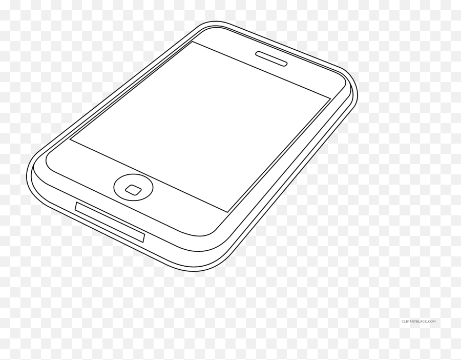 Download Iphone Outline Clipart - Portable Png,Iphone Outline Png