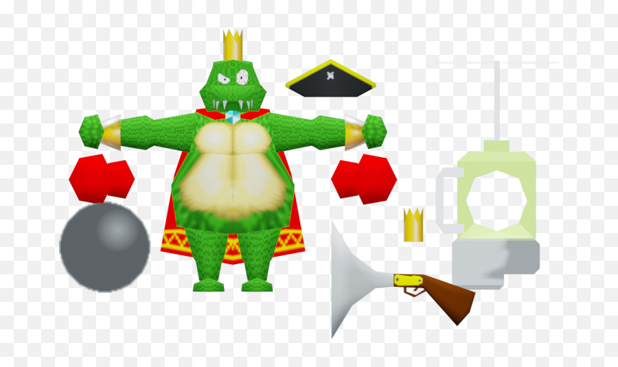 King K - King K Rool Model Png,King K Rool Png