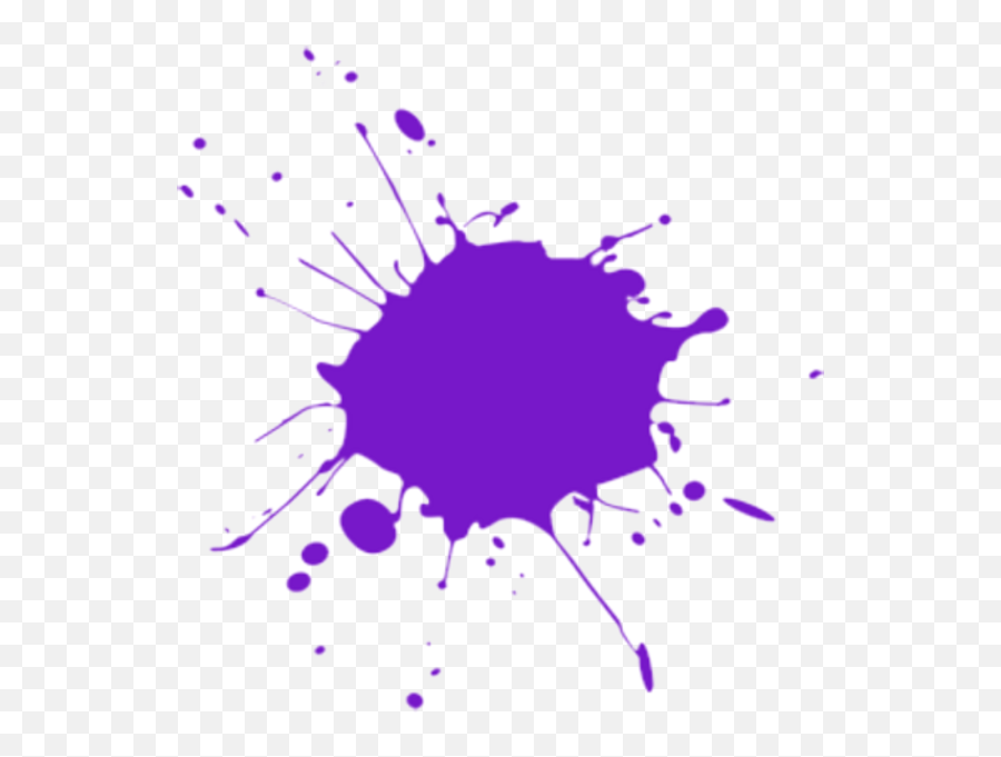 Purple Paint Splatter Png - Purple Paint Splatter Transparent Background,Lilac Png