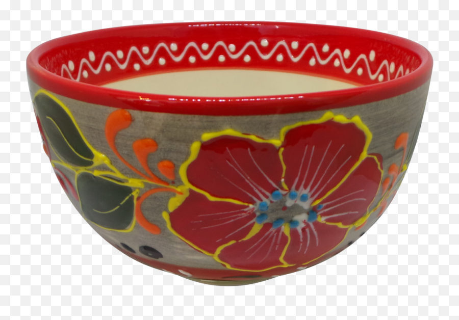 15cm Cereal Bowl - Flor Rojo Ceramic Png,Cereal Bowl Png