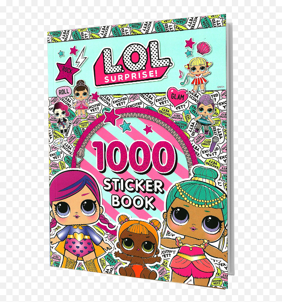 Lol Surprise 1000 Sticker Book - Lol Surprise 1000 Stickers Book Png,Lol Surprise Png